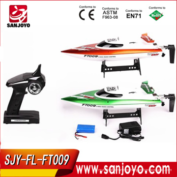 rc remolcadores Barco de carreras de alta velocidad FT009 hobby modelo 4CH yate de 30km / h 2.4g rc lanchas de velocidad para la venta (sistema de refrigeración por agua)